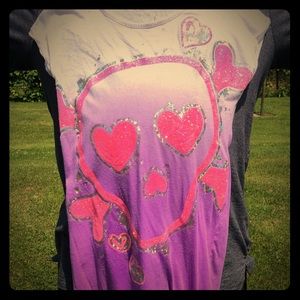 Justice youth size 10 long T-shirt